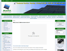 Tablet Screenshot of marksolarsolution.com